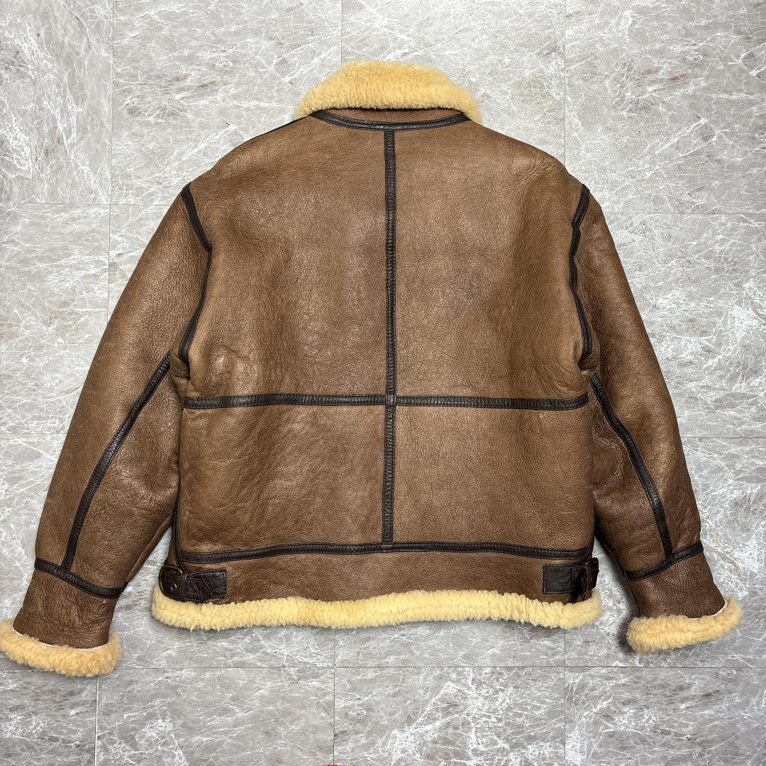 名作 B3 Flight Jacket SubUrban ムートンジャケット L