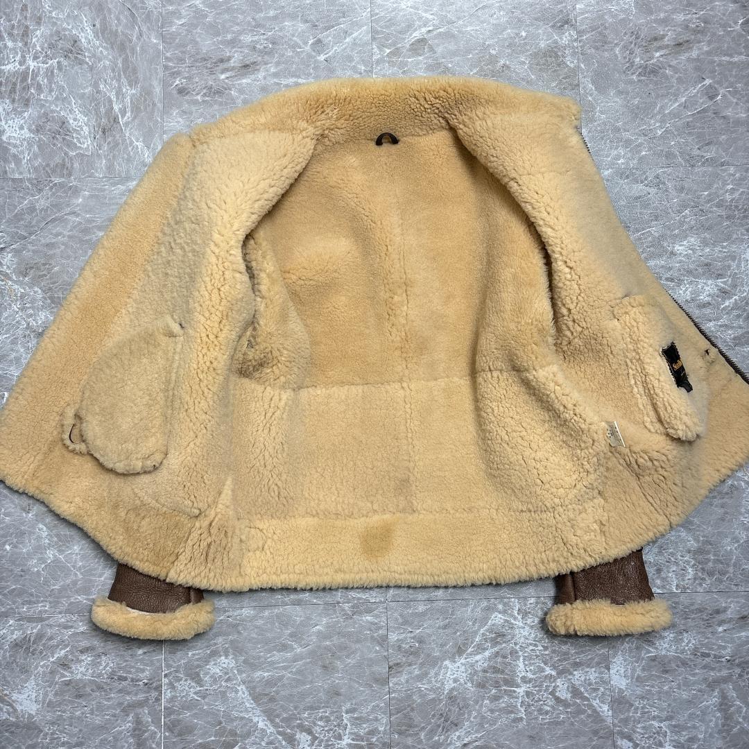 名作 B3 Flight Jacket SubUrban ムートンジャケット L