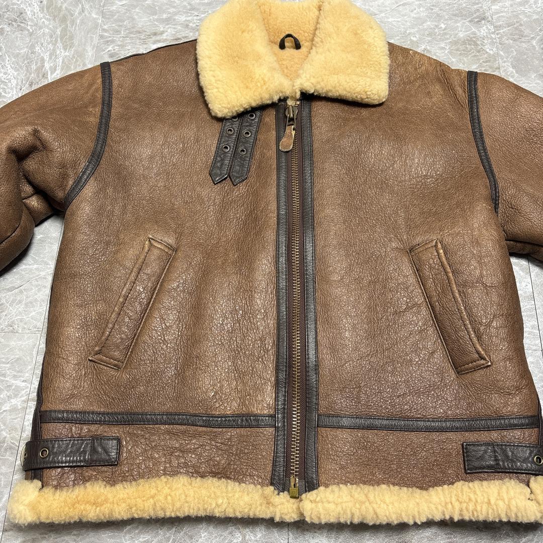 名作 B3 Flight Jacket SubUrban ムートンジャケット L