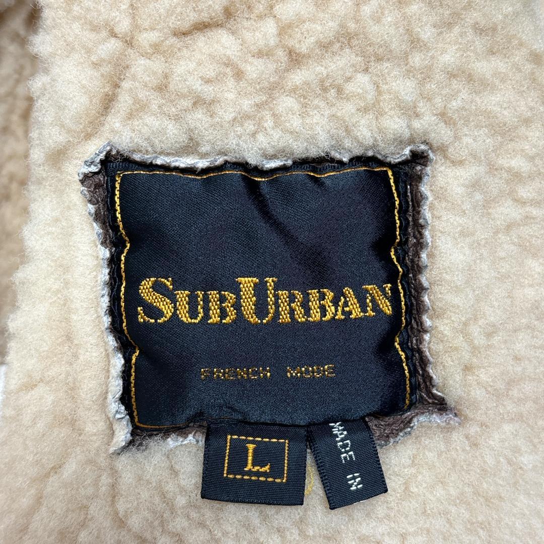 名作 B3 Flight Jacket SubUrban ムートンジャケット L