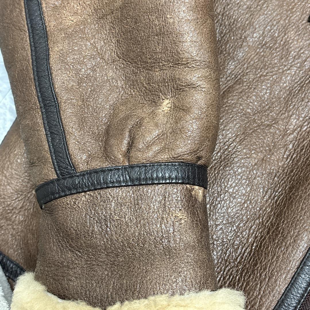 名作 B3 Flight Jacket SubUrban ムートンジャケット L