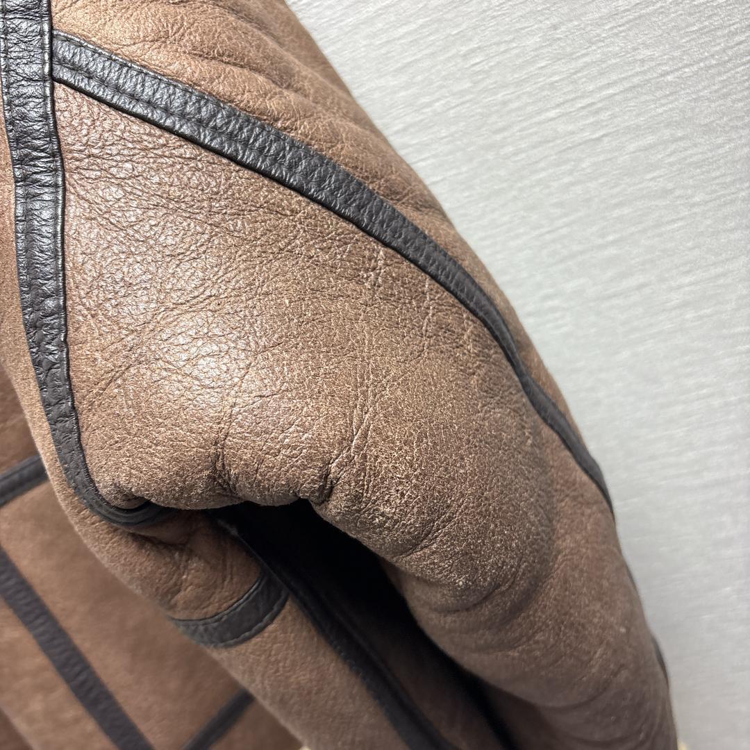 名作 B3 Flight Jacket SubUrban ムートンジャケット L