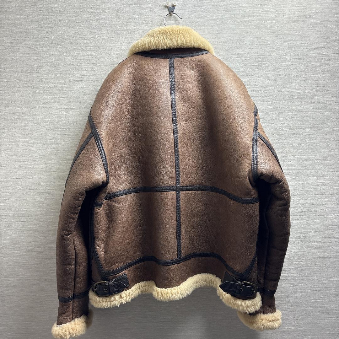 名作 B3 Flight Jacket SubUrban ムートンジャケット L