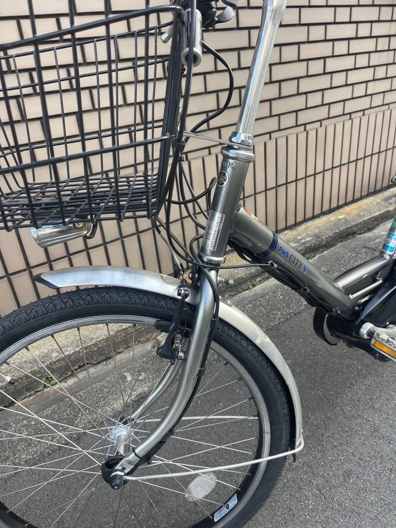 8.7ahヤマハパスシティV変速5段電動アシスト自転車24インチ