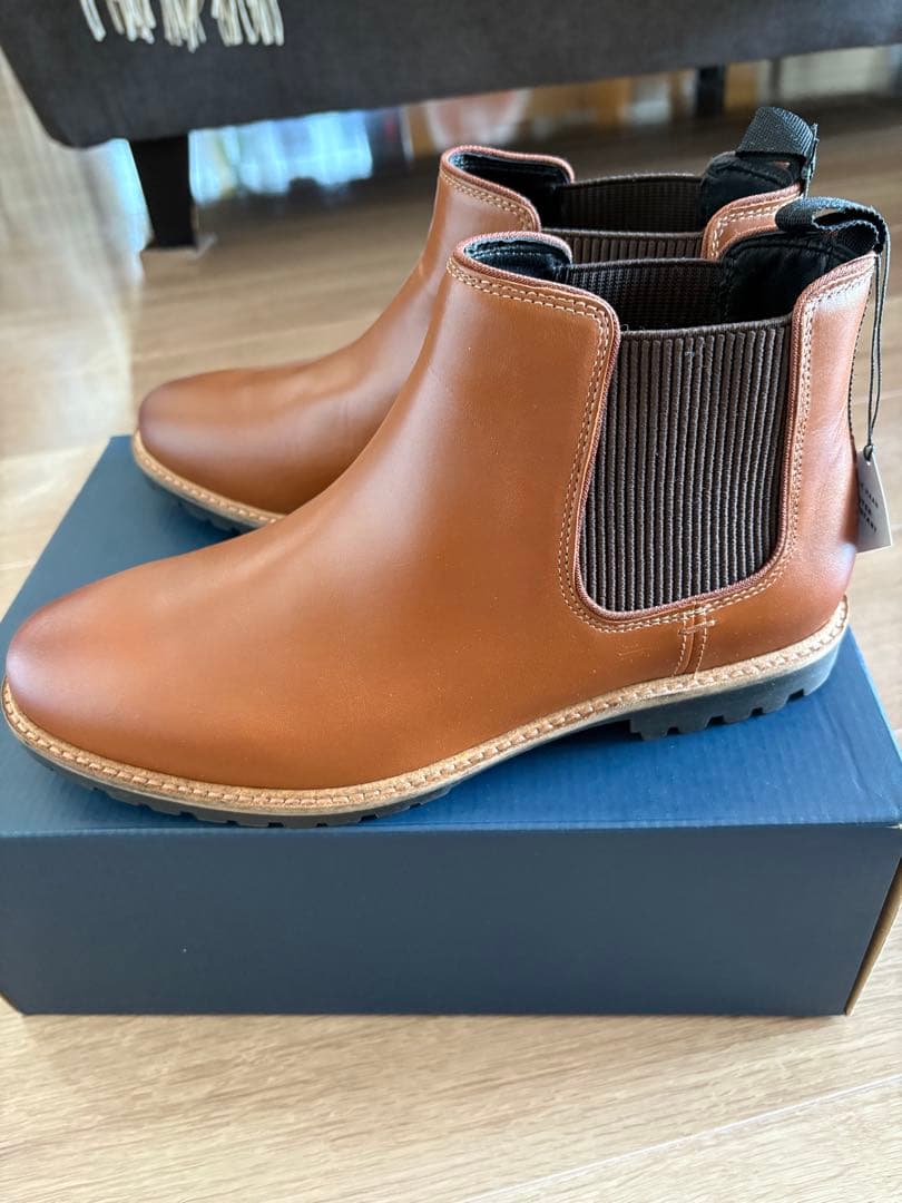 COLE HAAN 防水 サイドゴアブーツ ブラウン