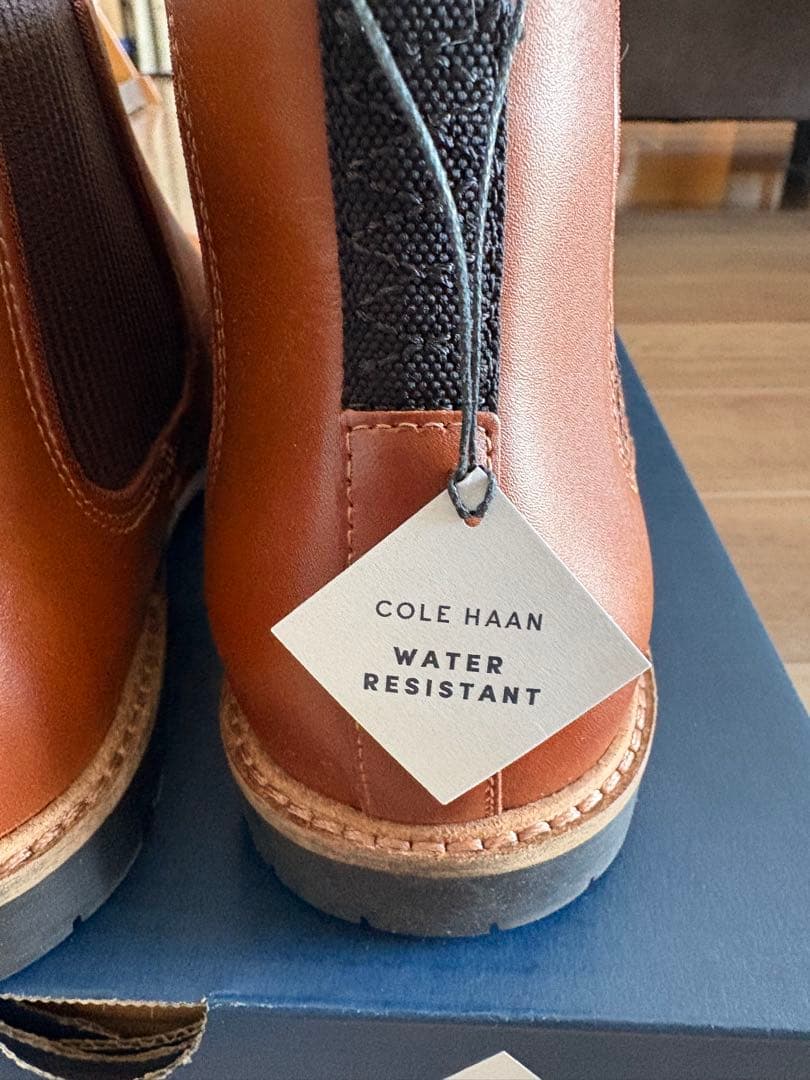 COLE HAAN 防水 サイドゴアブーツ ブラウン