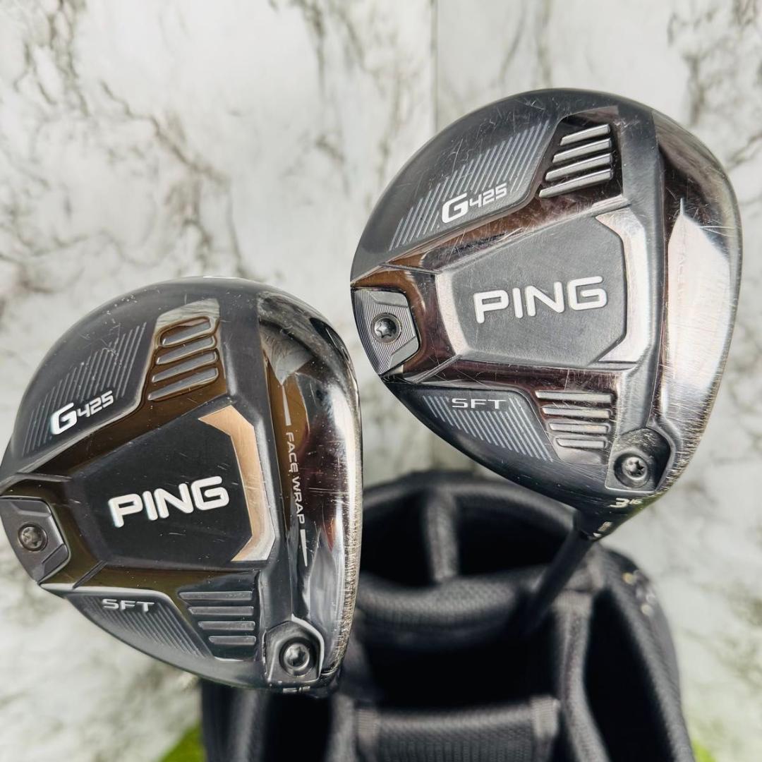 【良品】ピン G425 SFT 3W 5W フェアウェイウッド R 2本セット