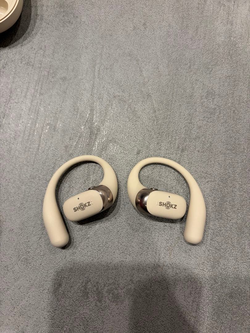 SHOKZ Open Fit2 クリーム色