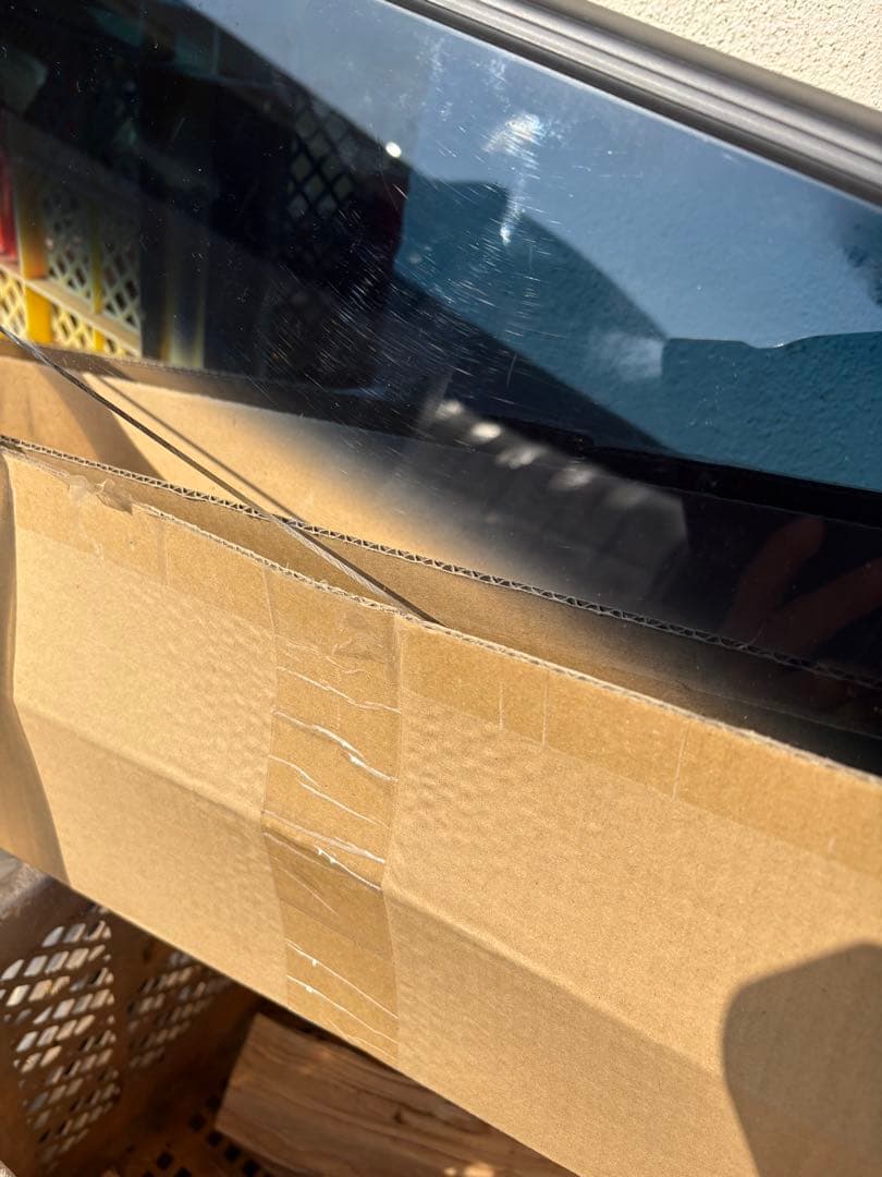 スバルサンバー ウィンドウバイザー ブラック