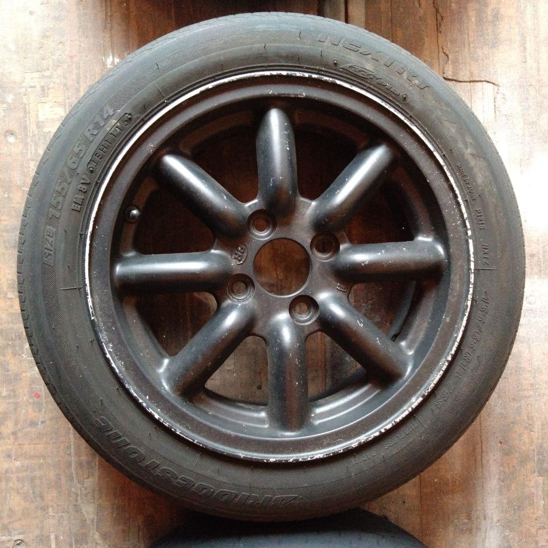 14インチ ブリヂストン ネクタイヤ ホイールセット