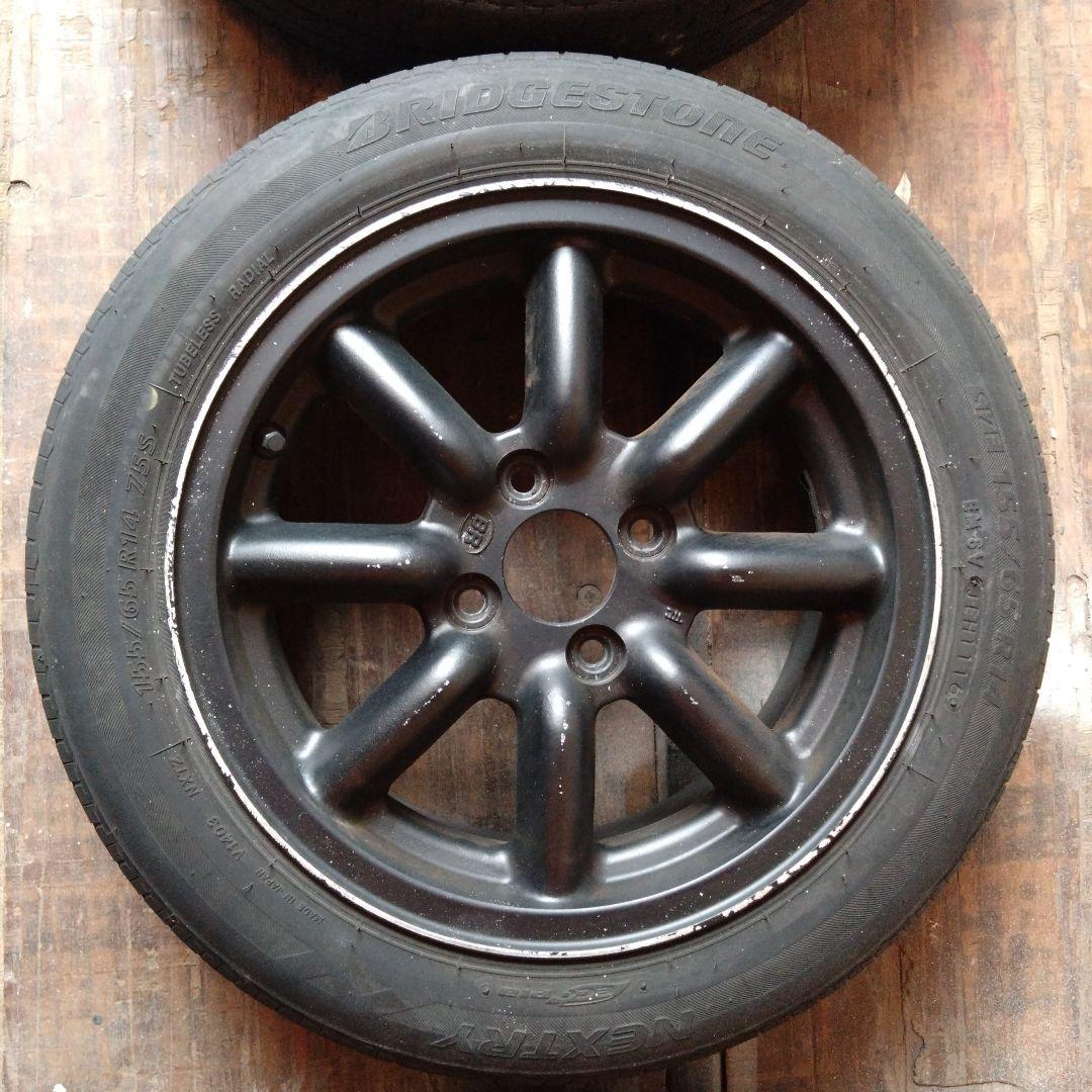 14インチ ブリヂストン ネクタイヤ ホイールセット