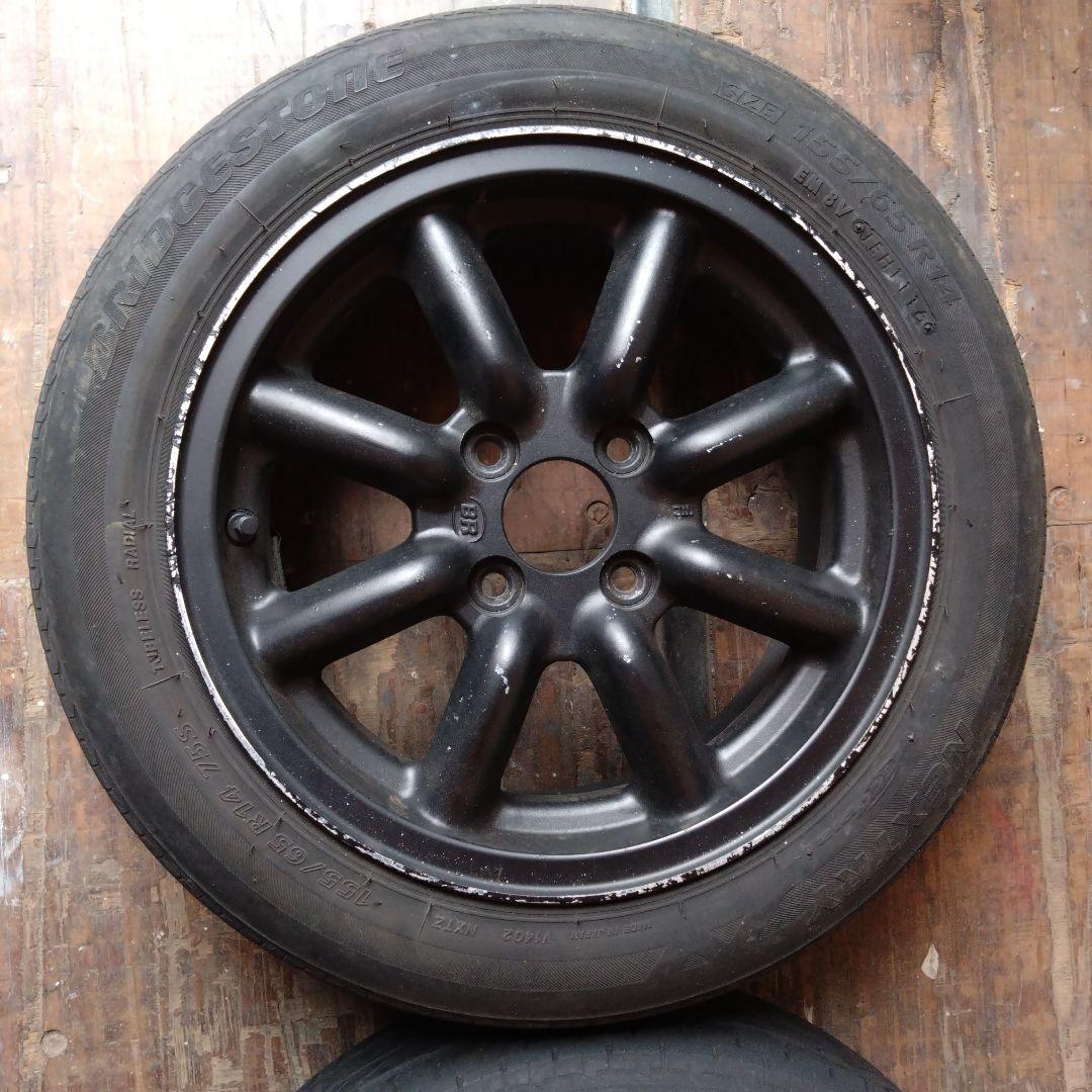 14インチ ブリヂストン ネクタイヤ ホイールセット