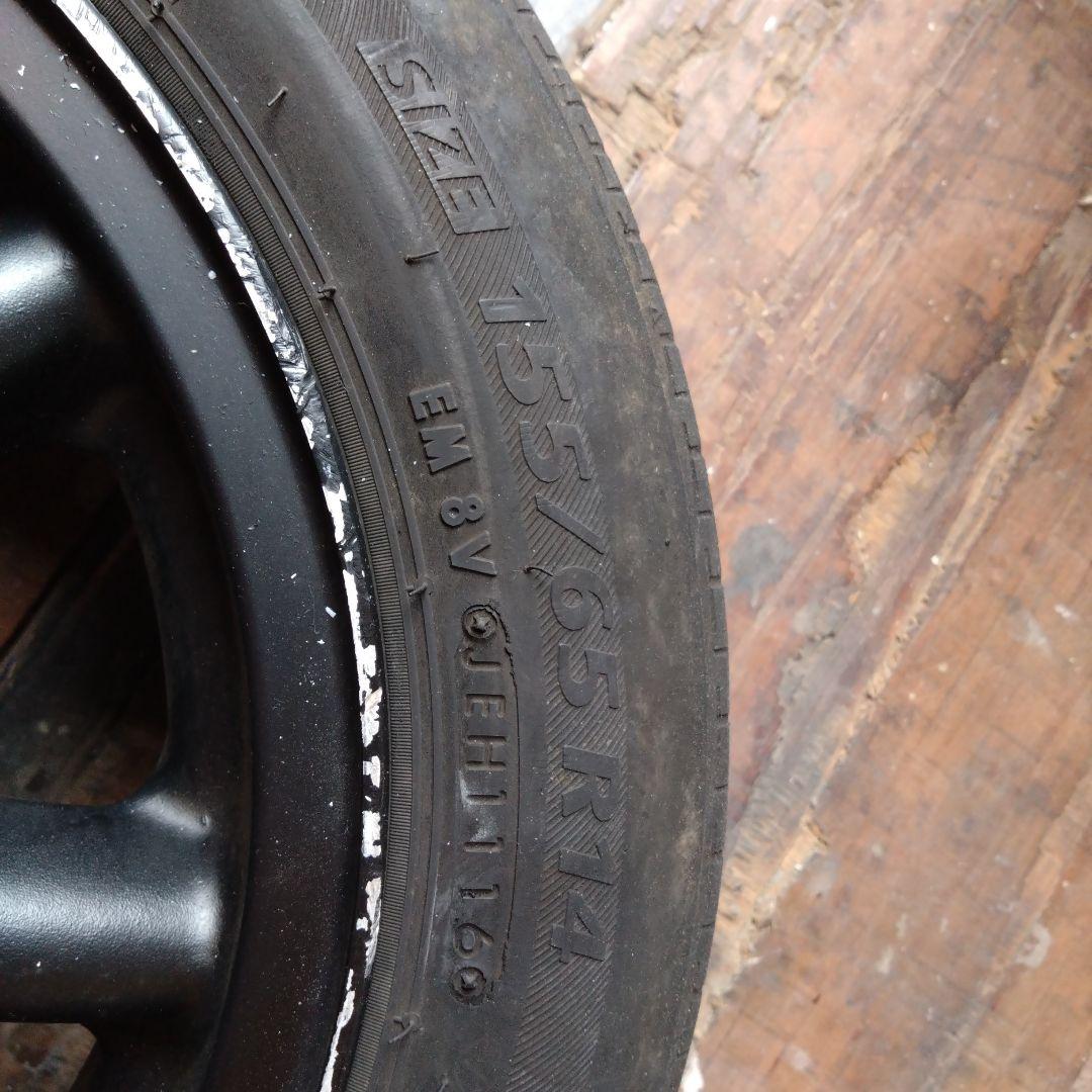 14インチ ブリヂストン ネクタイヤ ホイールセット