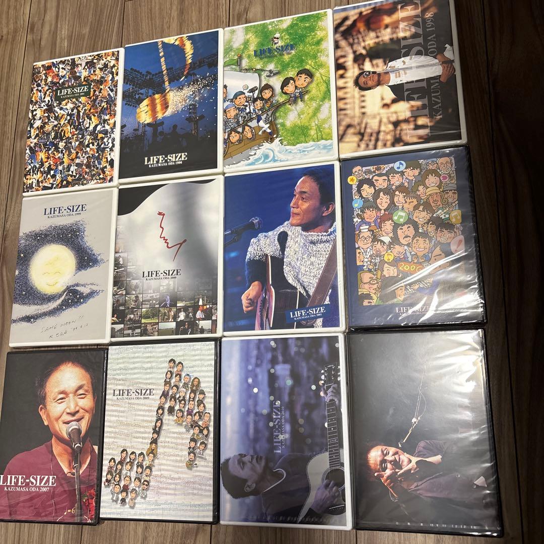小田和正　LIFE-SIZE 音楽DVD 12枚セット　ファンクラブ限定
