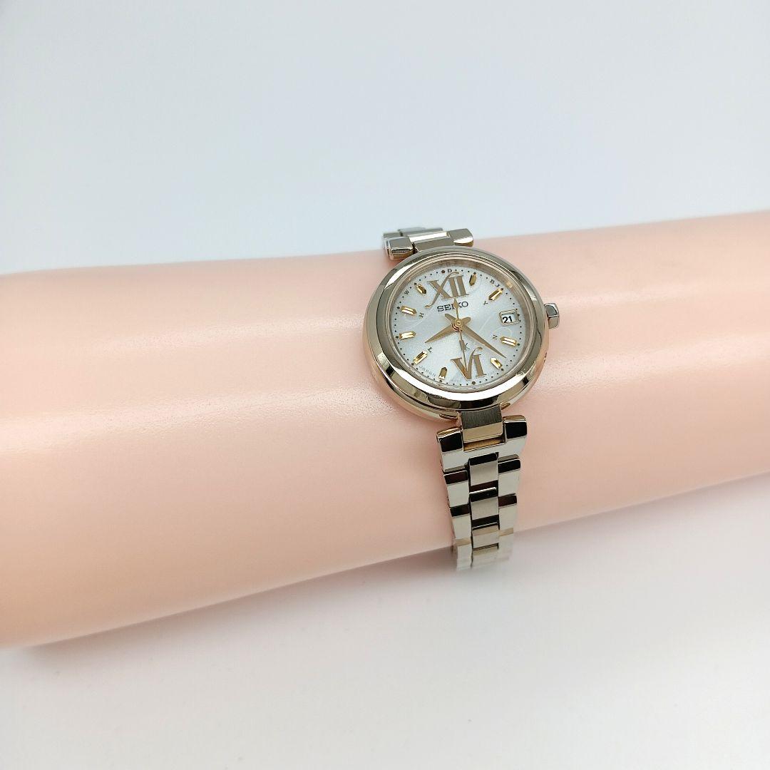 【極美品 電波ソーラー】セイコー　ルキア　レディース腕時計　aB1L-1