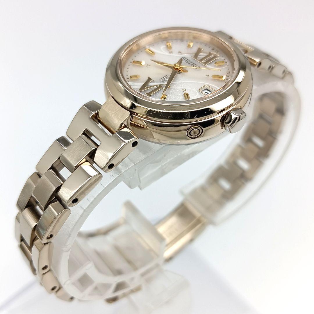 【極美品 電波ソーラー】セイコー　ルキア　レディース腕時計　aB1L-1