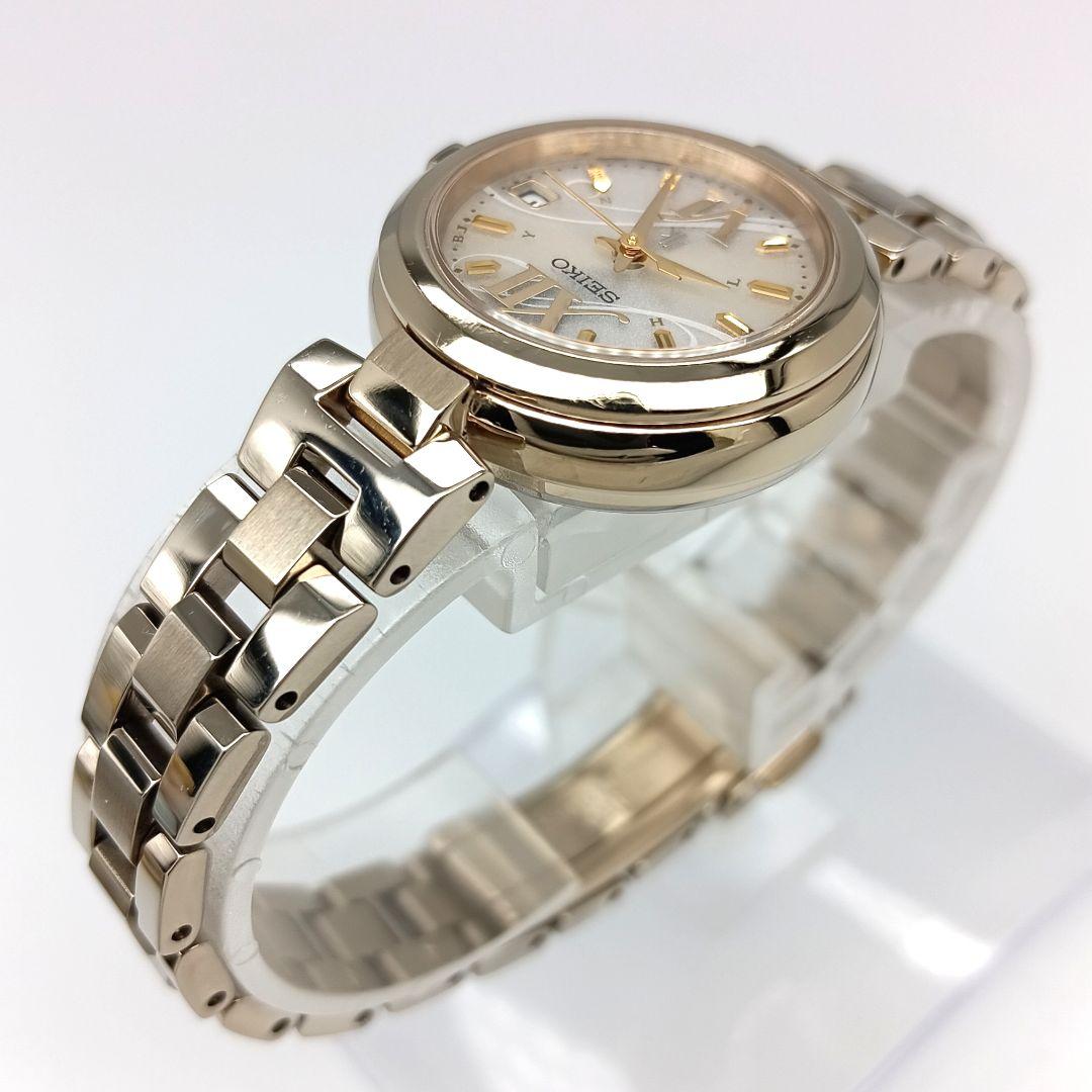 【極美品 電波ソーラー】セイコー　ルキア　レディース腕時計　aB1L-1