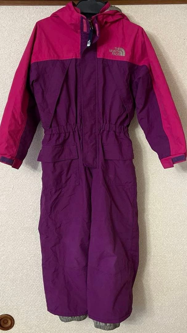 THE NORTH FACE 子ども用 ジャンプスーツ 紫/ピンク