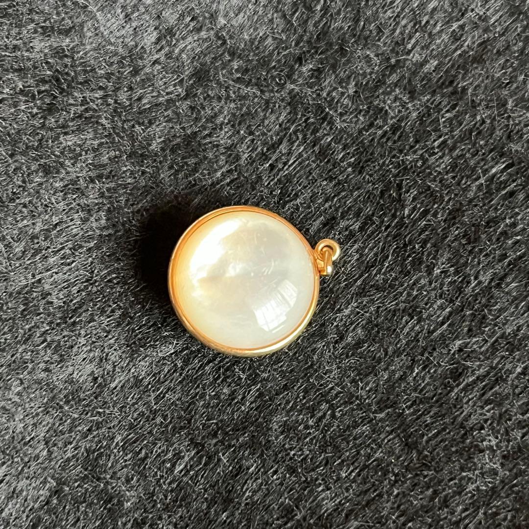 し*ん様 マベパール ペンダントトップ ペンダント K18 真珠 アクセサリー