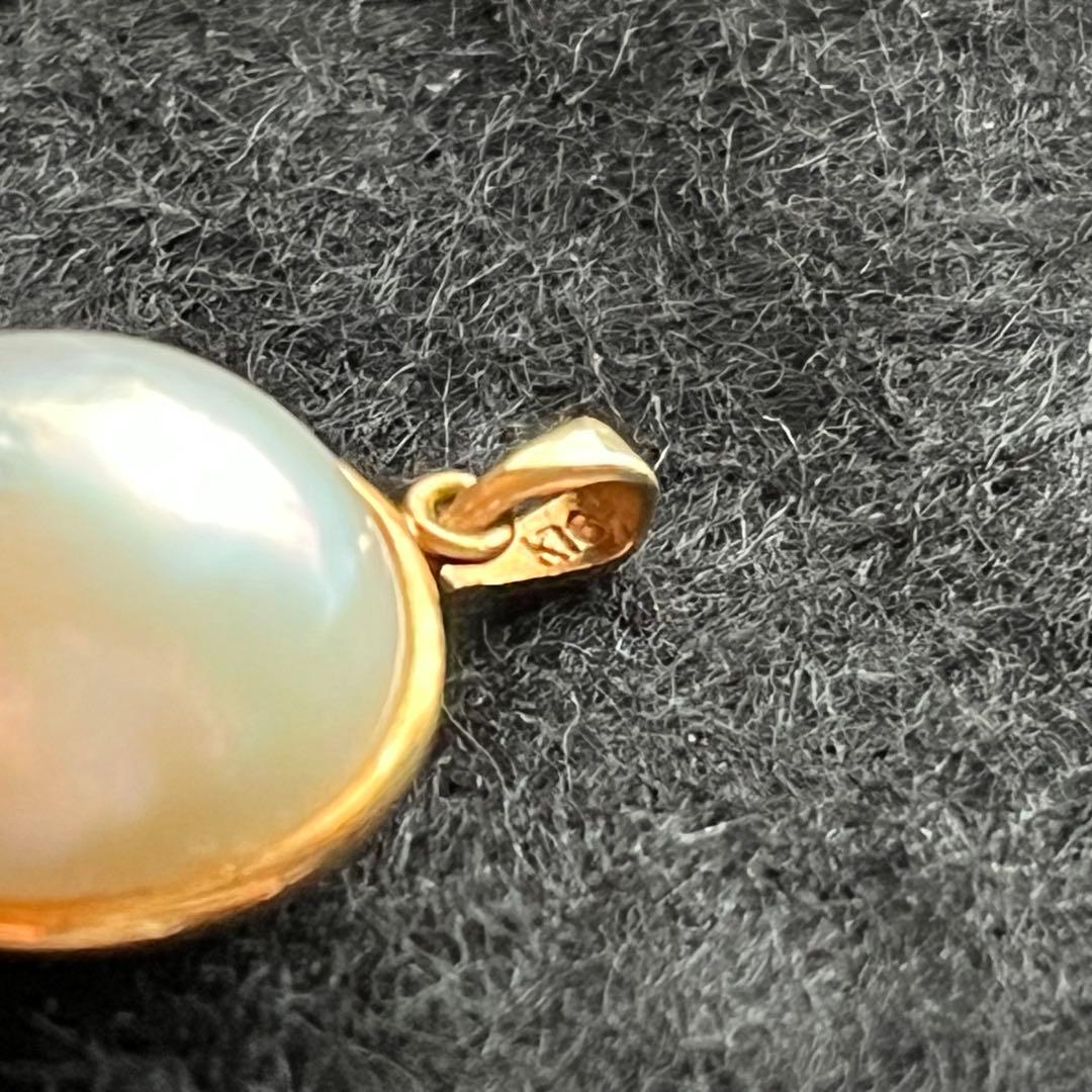 し*ん様 マベパール ペンダントトップ ペンダント K18 真珠 アクセサリー