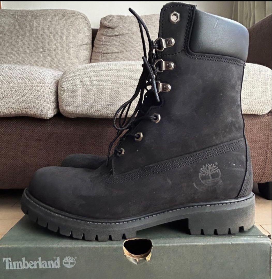 【チキータ】ウォータープルーフブーツ プレミアムブラック25.5cm