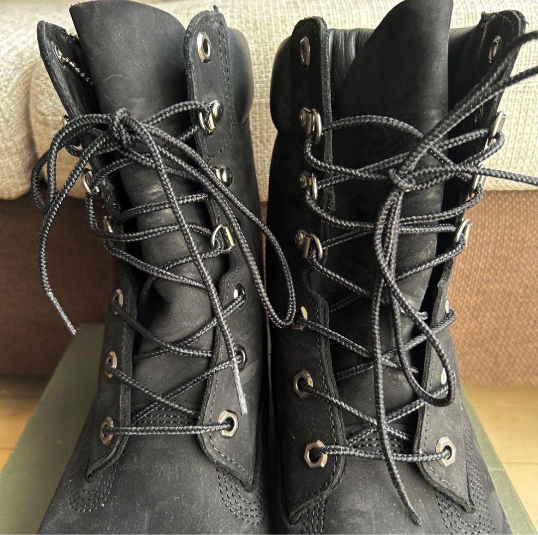 【チキータ】ウォータープルーフブーツ プレミアムブラック25.5cm