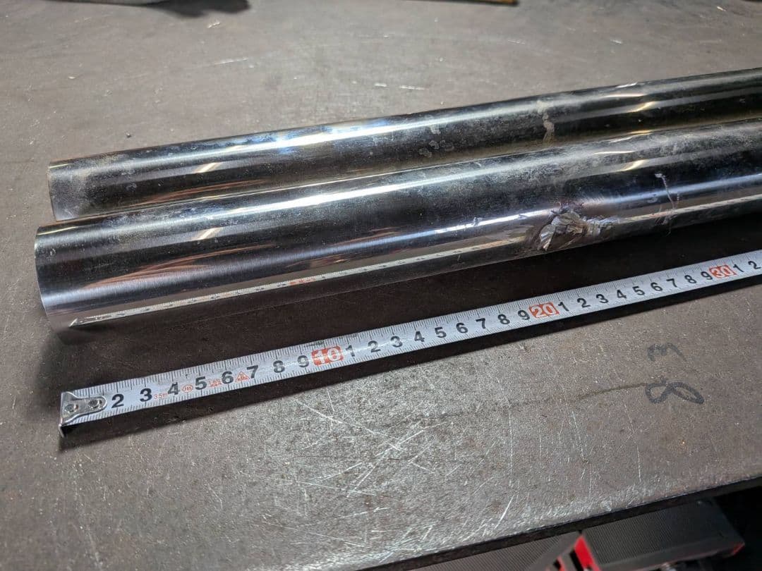 ステンレスデュアルマフラー　汎用