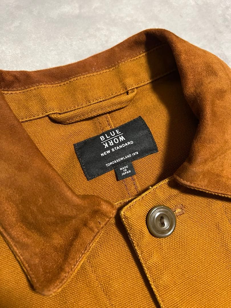 【BLUEWORK】レザーワークジャケット