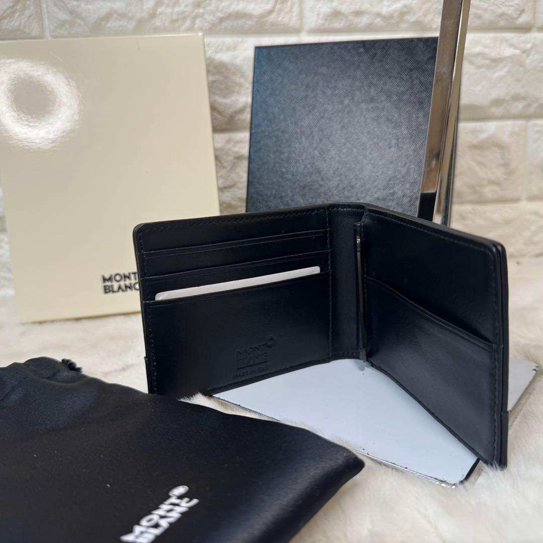 【未使用品】MONTBLANC モンブランマネークリップ ウォレット 箱付き