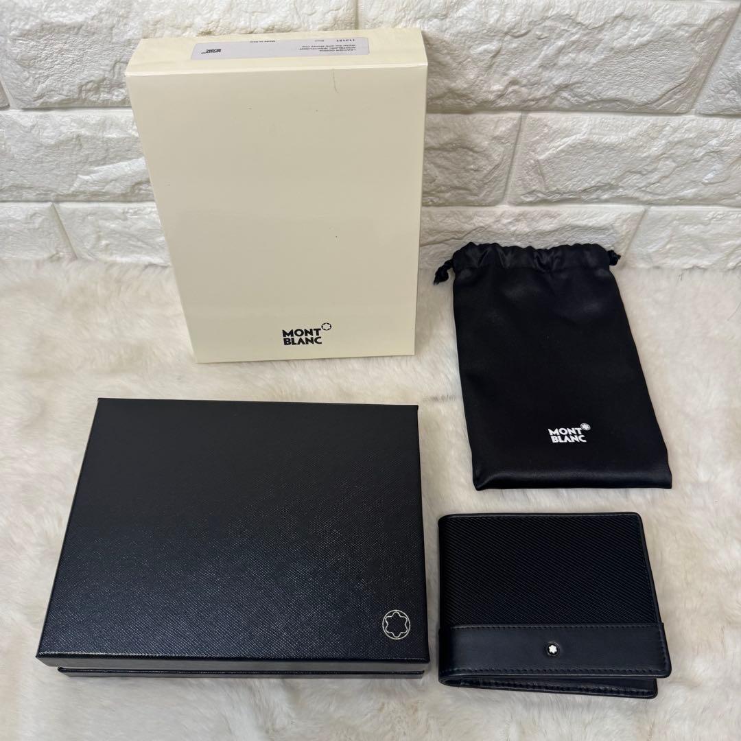【未使用品】MONTBLANC モンブランマネークリップ ウォレット 箱付き
