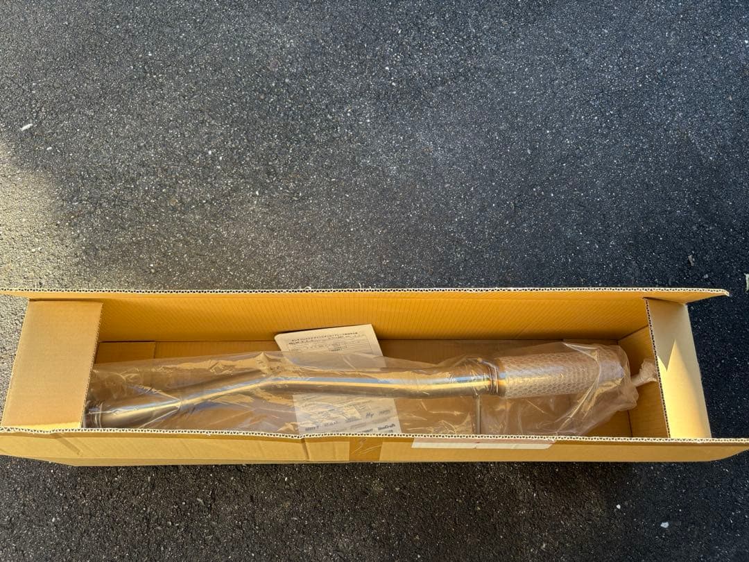 ゼロファイター　ストレートマフラー　シビックタイプR FD2 リアピース交換