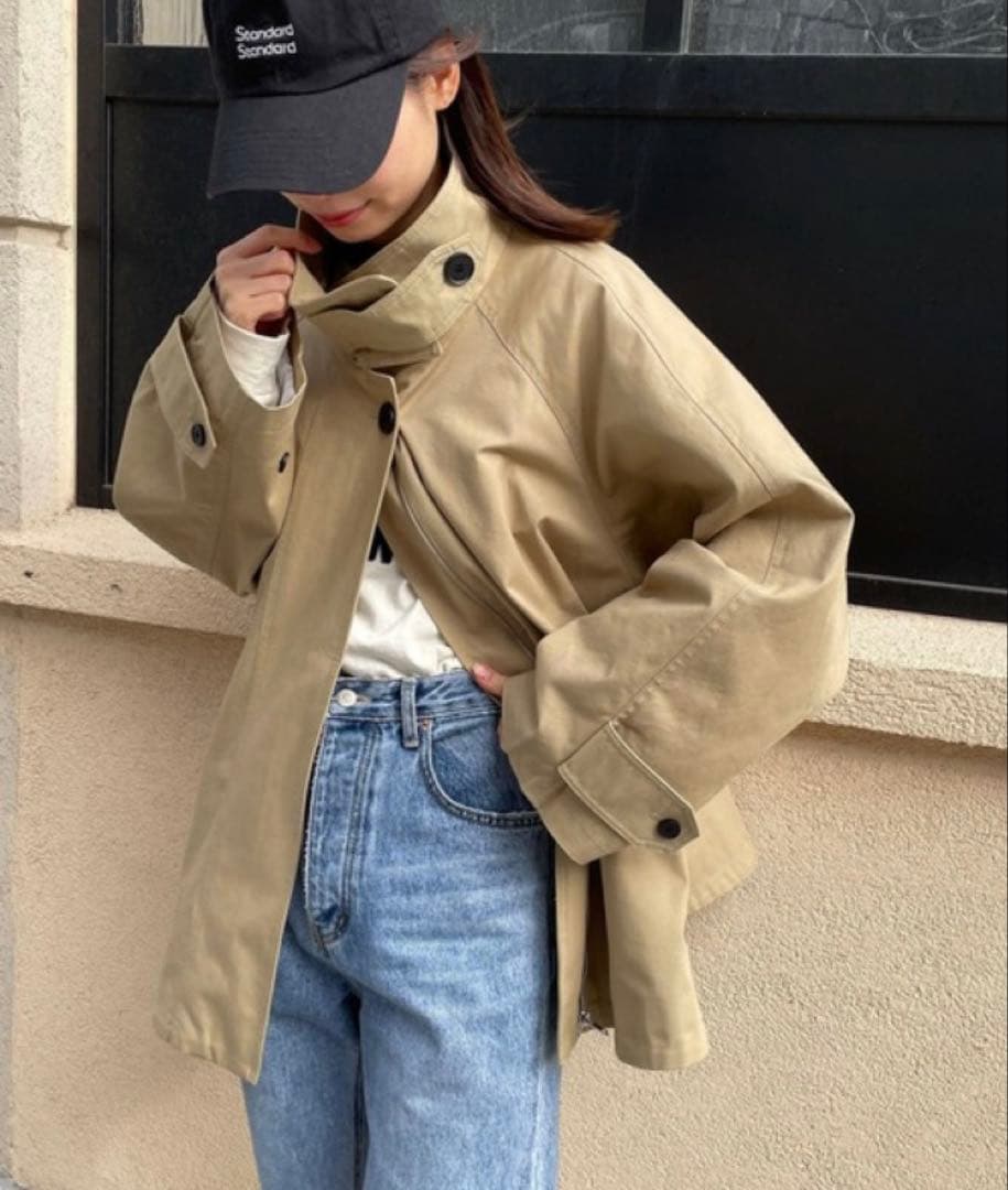 キャナルジーン　エルマール　ハーフトレンチコート