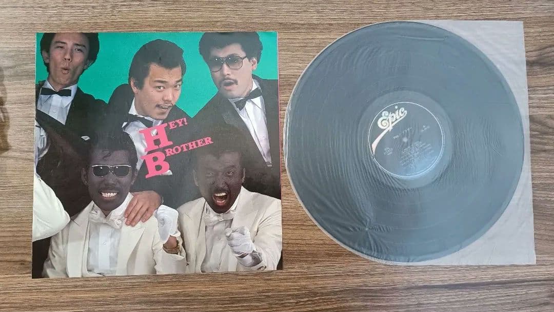 シャネルズ HEY! BROTHER LP 帯あり 国内盤 EPIC