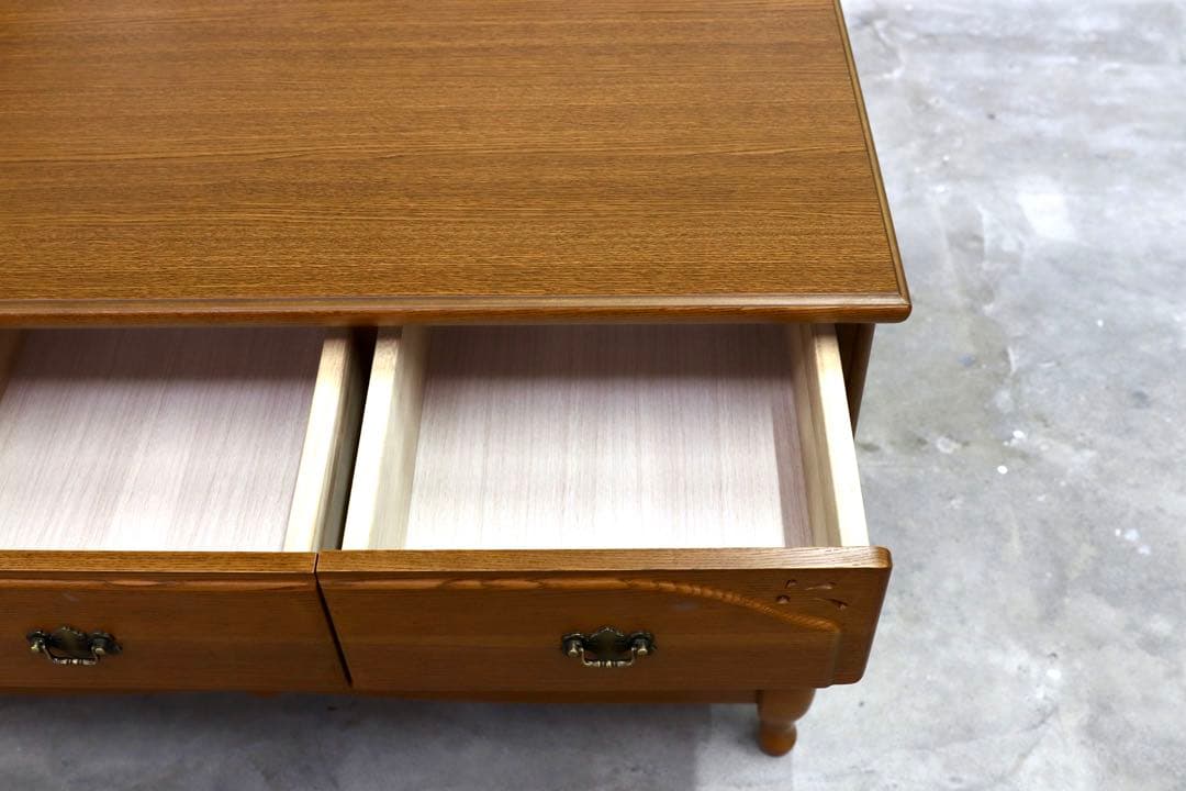 GMHN336B○クラシック アンティーク調 3段チェスト サイドボード リビン