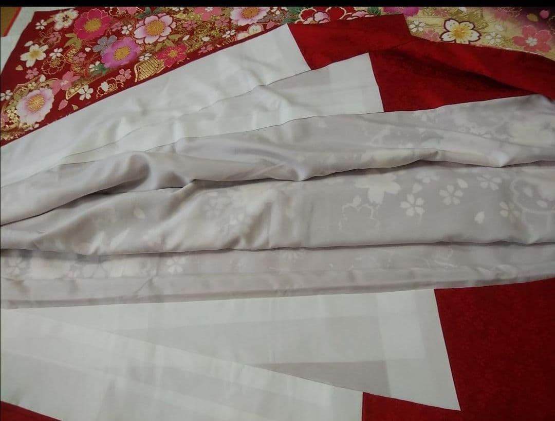 赤色正絹振袖フルセット