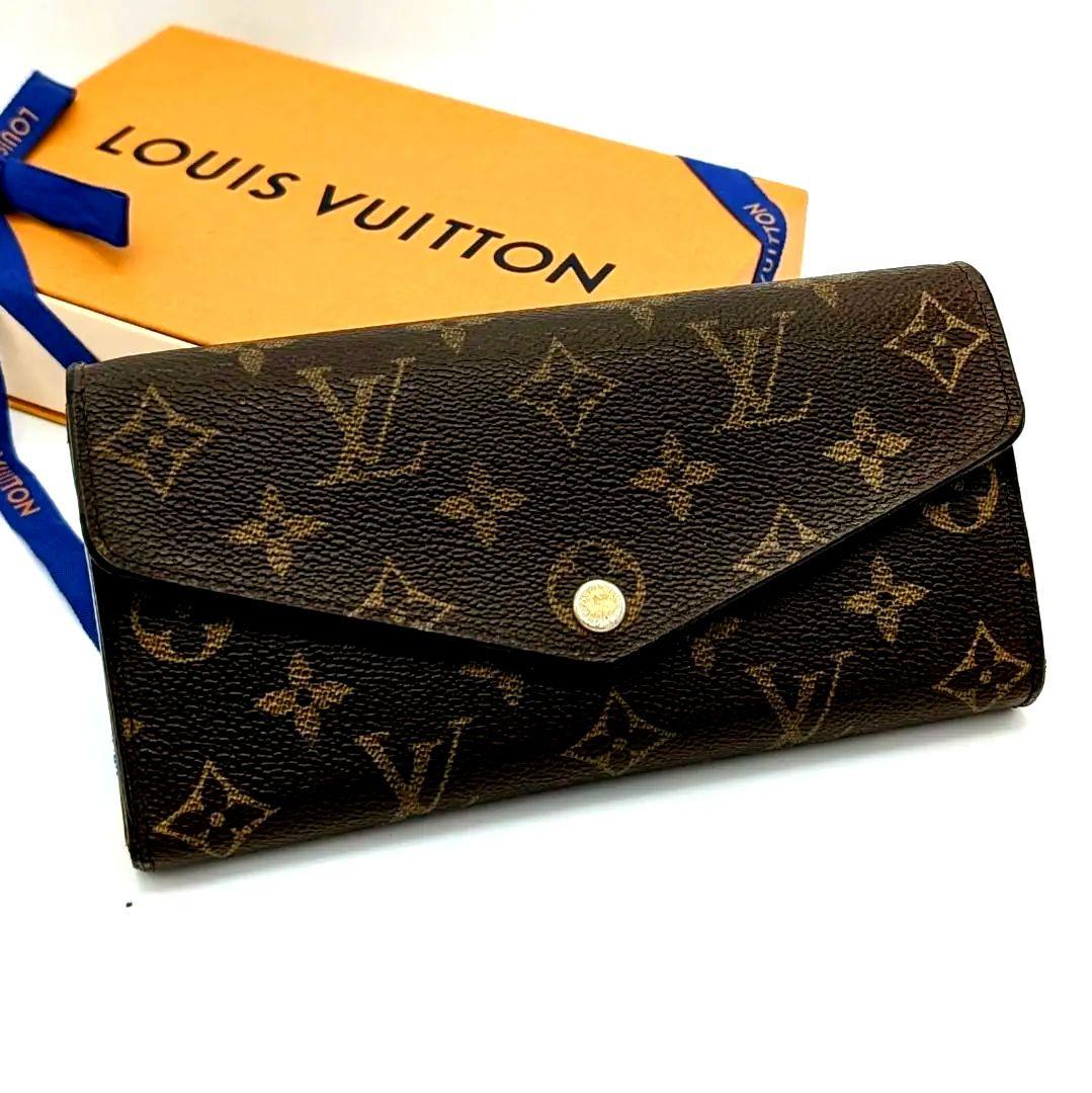 ぴーちくぱーちく　ルイヴィトン　新型　ポルトフォイユ　サラ　モノグラム