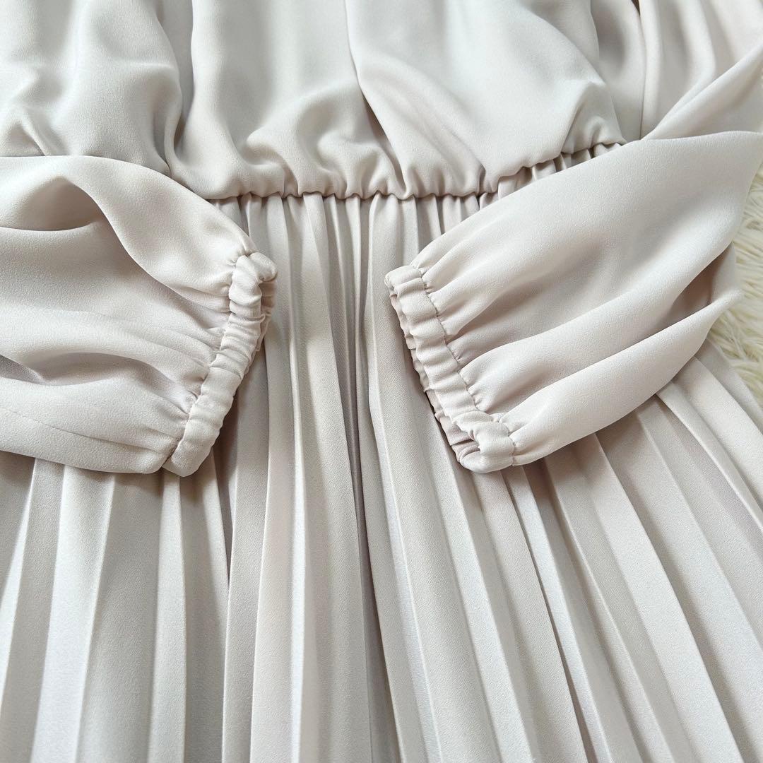 NORIKO様 アンタイトル ジョーゼットシフォンプリーツ ワンピース ロング