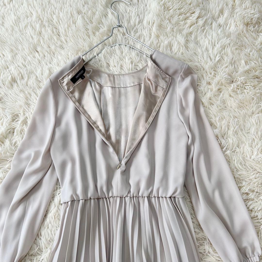 NORIKO様 アンタイトル ジョーゼットシフォンプリーツ ワンピース ロング