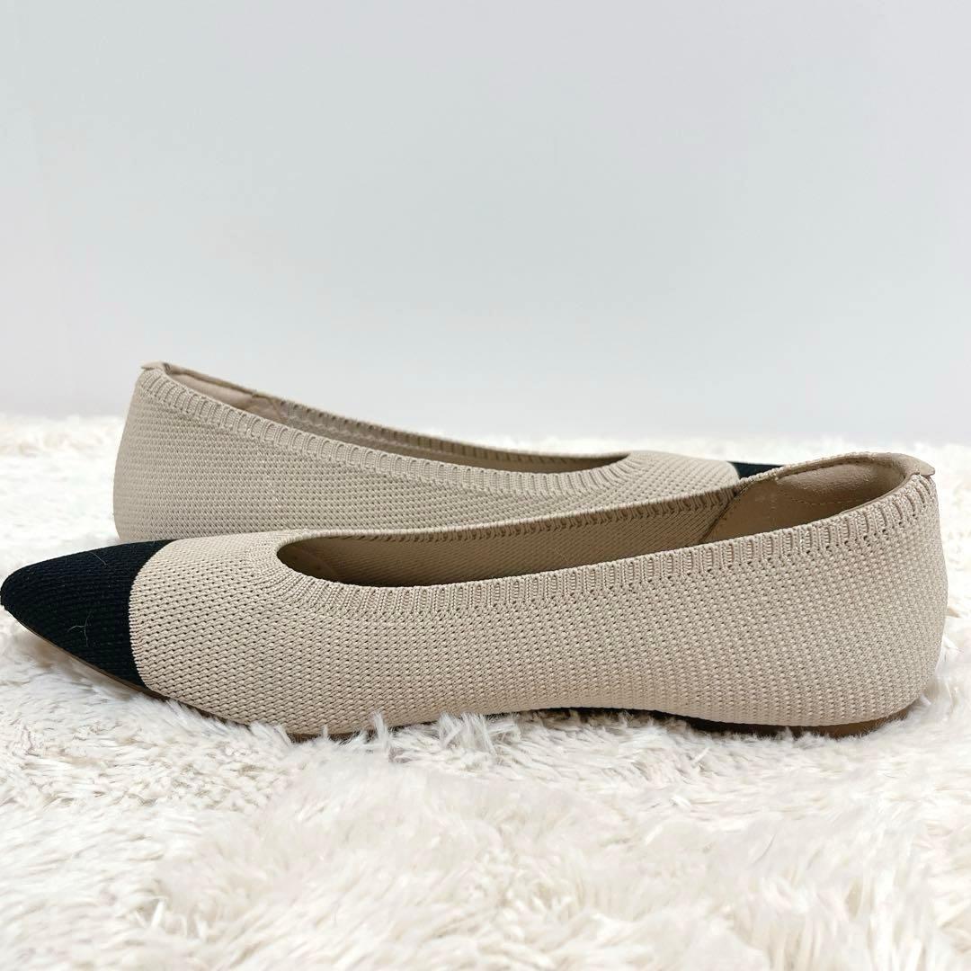 【VIVAIA】 Aria 5° ポインテッドトゥ フラットシューズ アーモンド