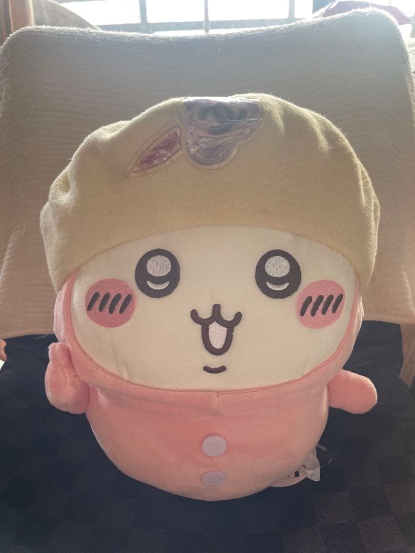 シャネル　ビニールカメリア　ベレー帽　ヴィンテージ　レア