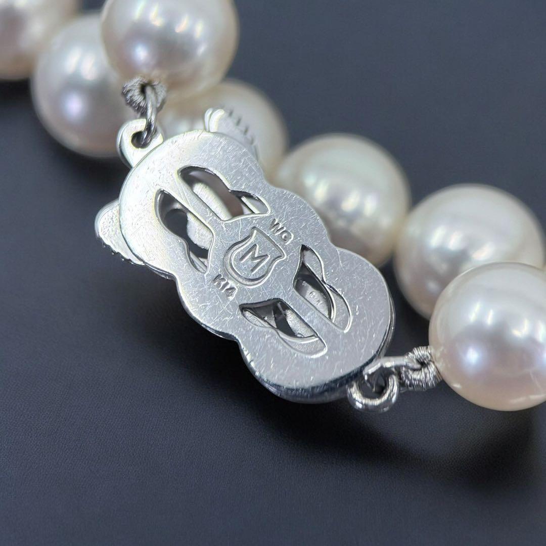 【最高峰】ミキモト　現行クラスプ　アコヤ　本真珠　ネックレス　大珠　7.5mm