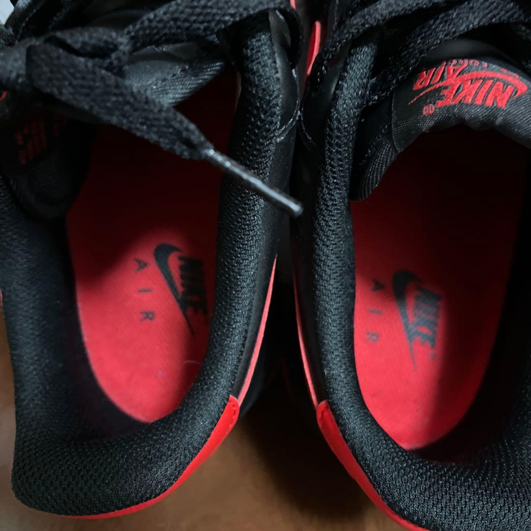 NIKE エアフォース1'07 ブラック✖️レッド