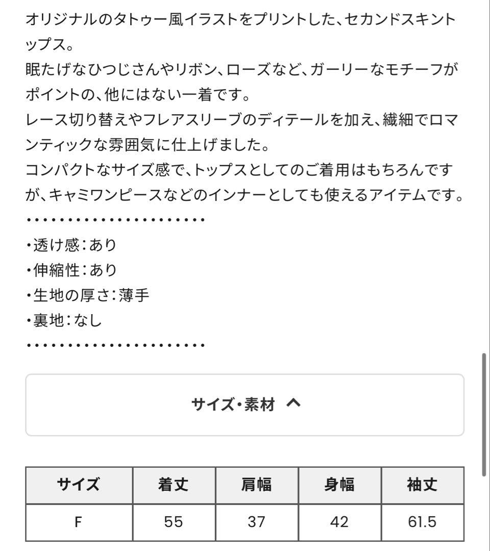 【新品】CANDY STRIPPER レース シアー トップス オフホワイト