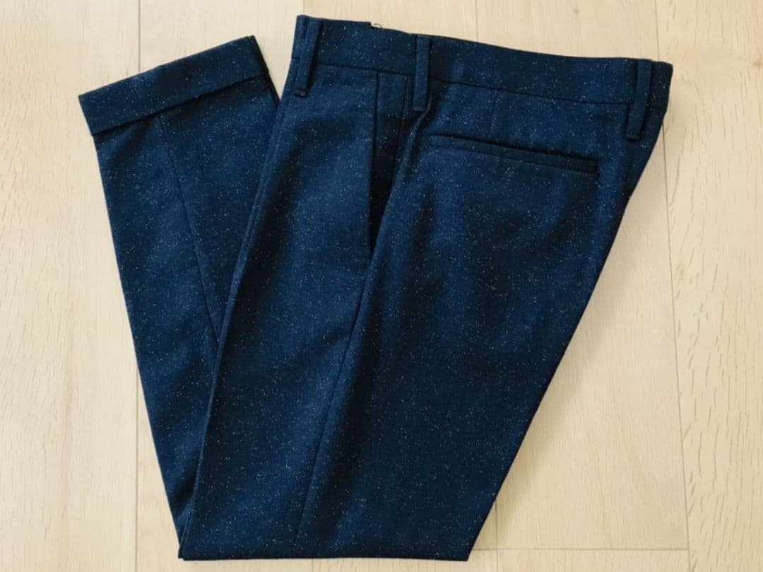 【極美品】 Paulsmith ポールスミス ウール シルク パンツ テーパード