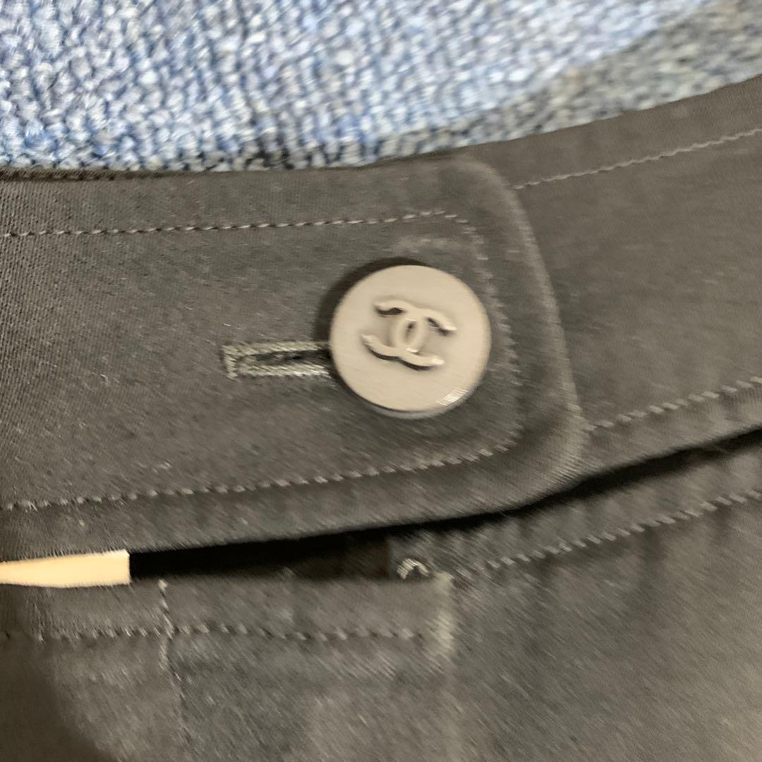 CHANEL シャネル パンツ ポリエステル ブラック P09775V06200