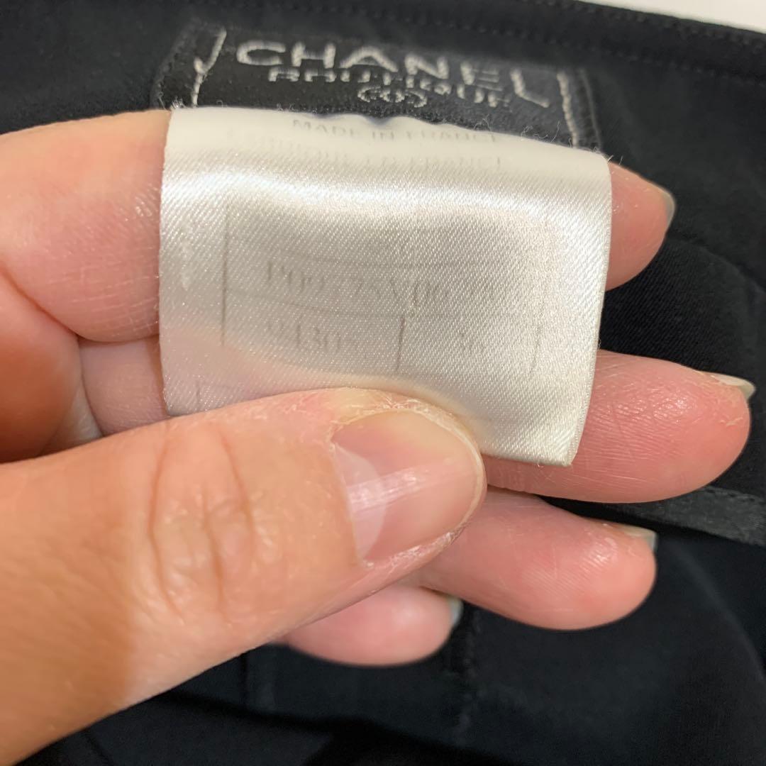 CHANEL シャネル パンツ ポリエステル ブラック P09775V06200