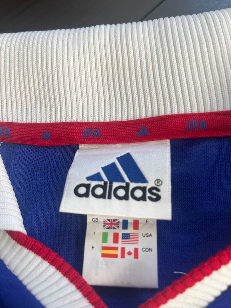 【美品】2001年　日本代表　松田直樹　選手仕様ユニフォーム　サイズO 長袖