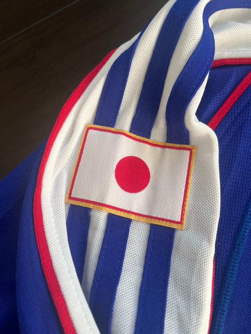 【美品】2001年　日本代表　松田直樹　選手仕様ユニフォーム　サイズO 長袖