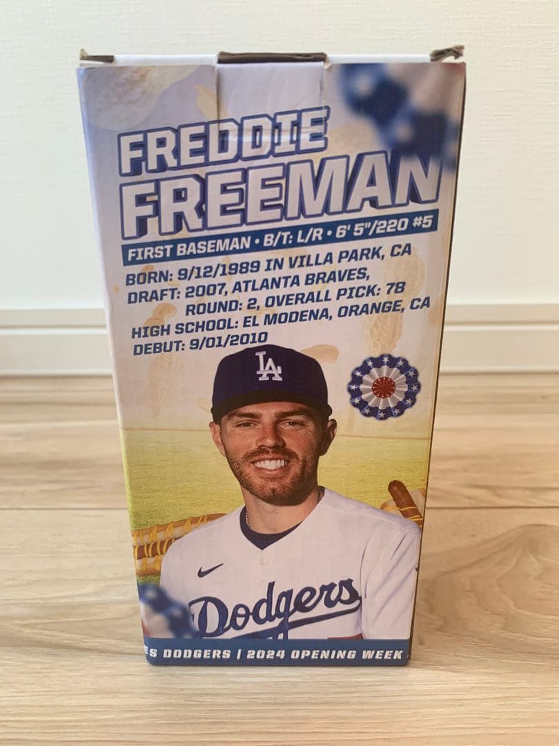 フレディ・フリーマン 2024年配布ボブルヘッド　ドジャース