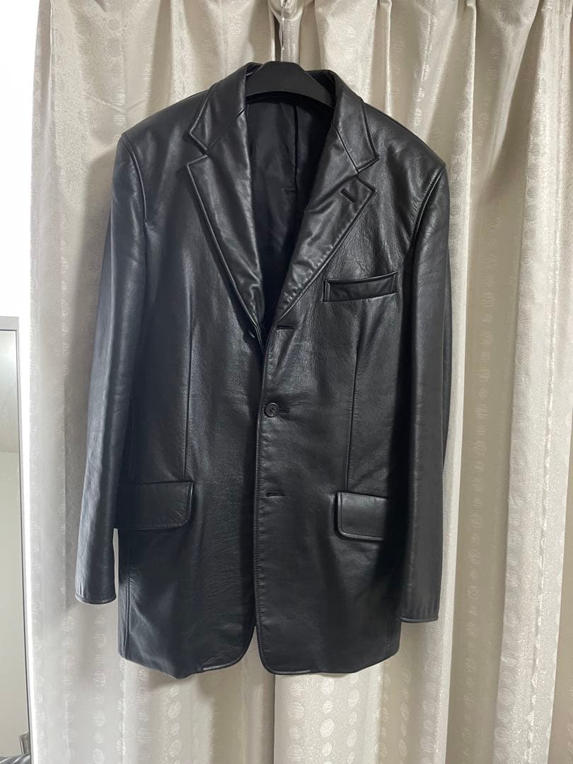 ブラック レザー ジャケット Lサイズ